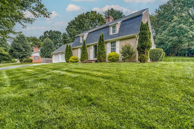 18357 Westwood Dr, Abingdon, VA 24211 - dutch colonial with a front yard, a chimney, and roof with shingles