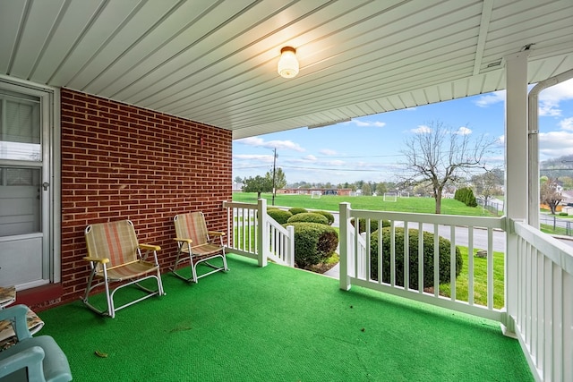 480 N 3rd St, Wytheville, VA 24382 - view of patio / terrace featuring a porch