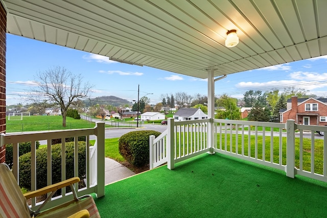 480 N 3rd St, Wytheville, VA 24382 - view of patio with a residential view