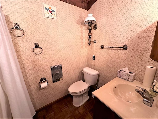 542 Volunteer Rd, Fancy Gap, VA 24328 - bathroom featuring toilet and vanity