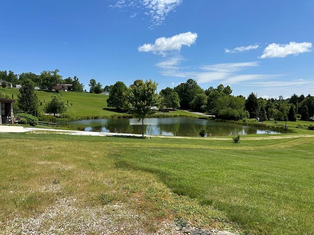 542 Volunteer Rd, Fancy Gap, VA 24328 - view of community with a water view and a lawn