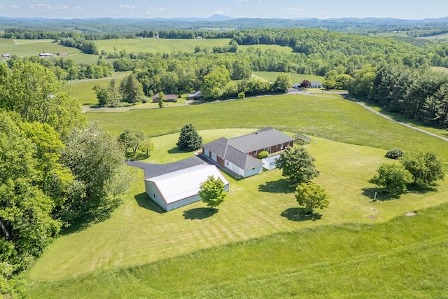 8214 Snake Creek Rd, Hillsville, VA 24343 - overview of rural landscape