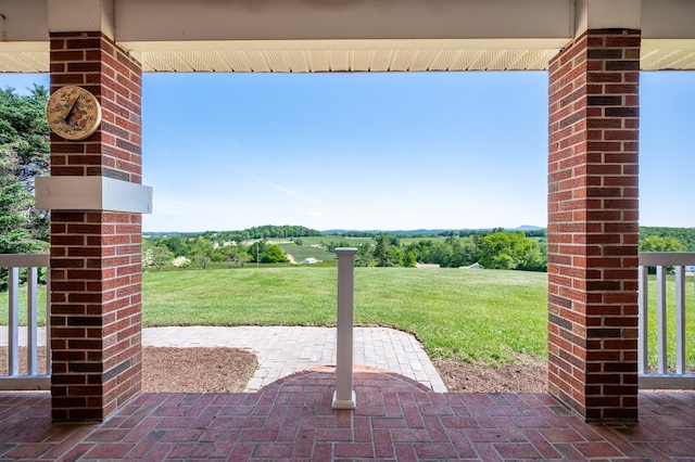 8214 Snake Creek Rd, Hillsville, VA 24343 - view of patio