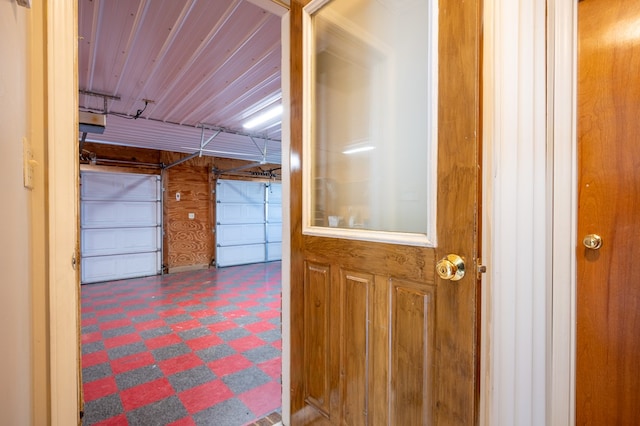 8214 Snake Creek Rd, Hillsville, VA 24343 - hallway featuring tile patterned floors