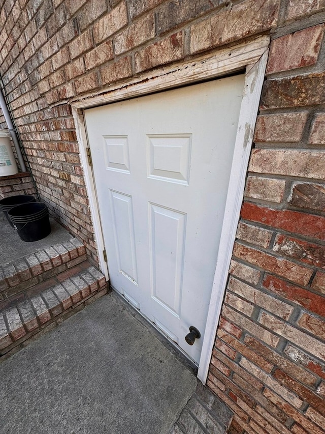 1595 Edgewater Dr, Grundy, VA 24614 - entrance to property with brick siding