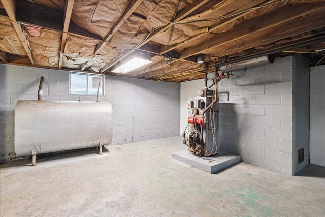 409 Crescent Dr, Glade Spring, VA 24340 - below grade area with oil tank