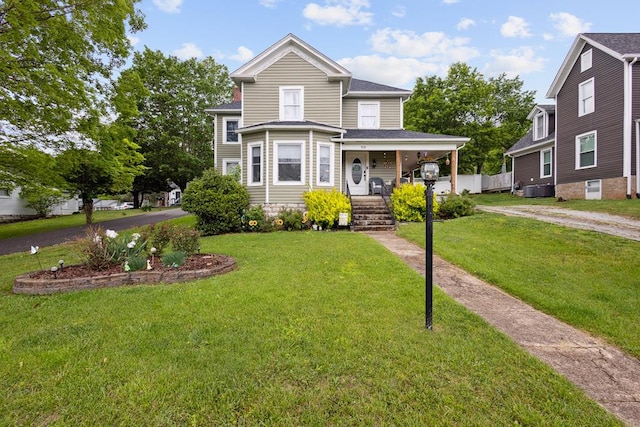 88 W Banner St, Lebanon, VA 24266 - view of front of property with a porch and a front lawn