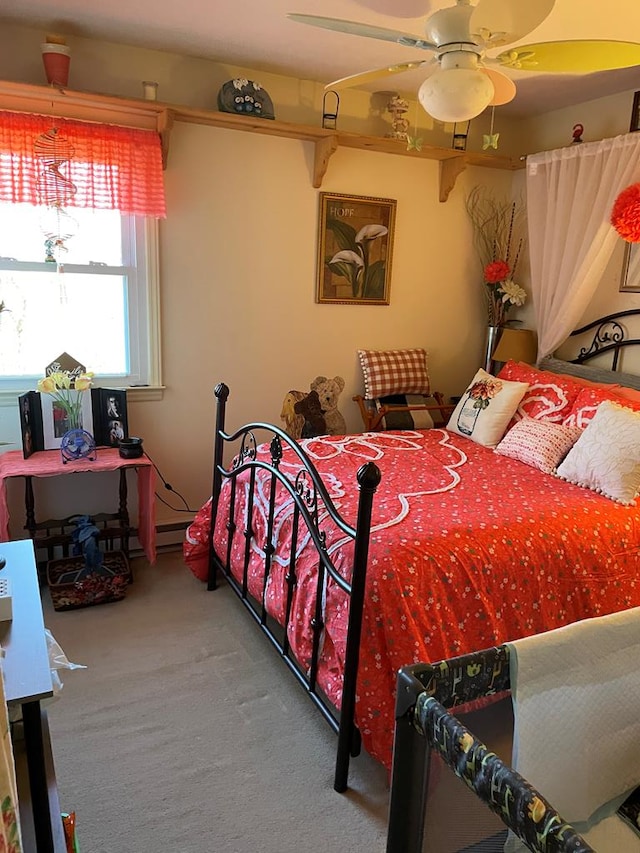 348 Rainbow Cir, Independence, VA 24381 - carpeted bedroom with ceiling fan