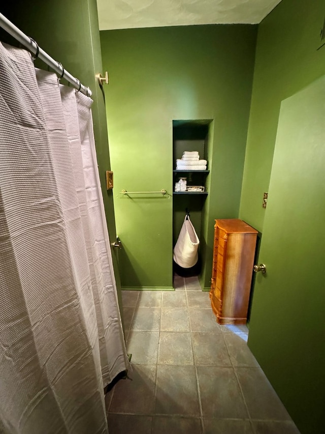 bathroom featuring tile patterned floors