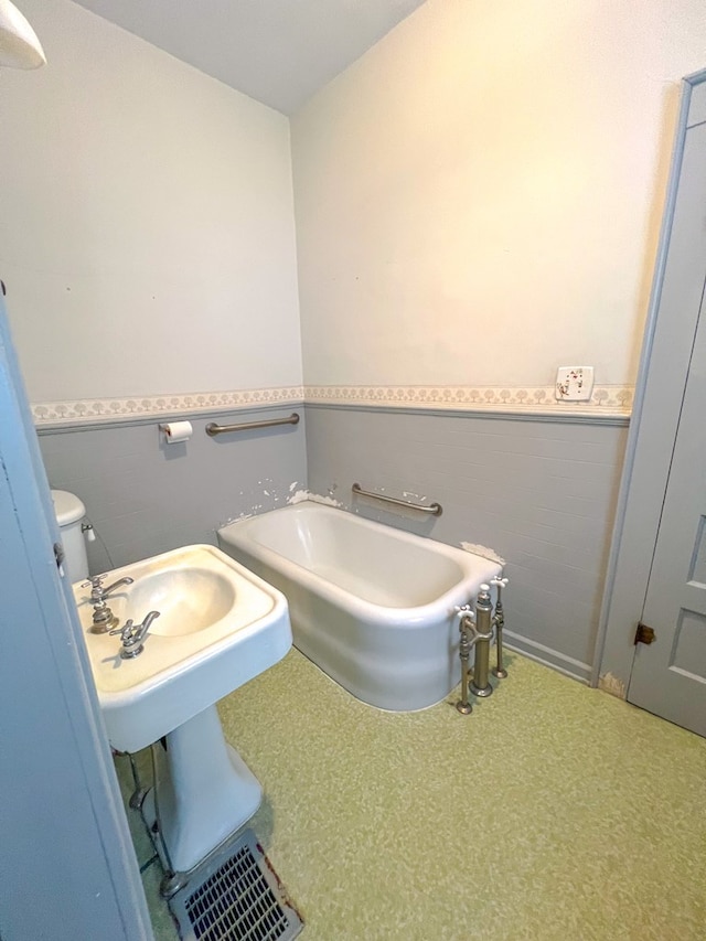 bathroom with toilet