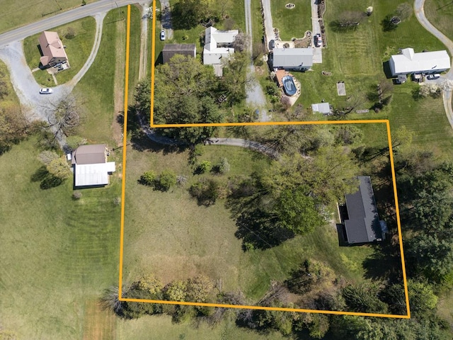 677 Summit Dr, Jonesborough, TN 37659 - aerial overview of property's location featuring property parcel outlined