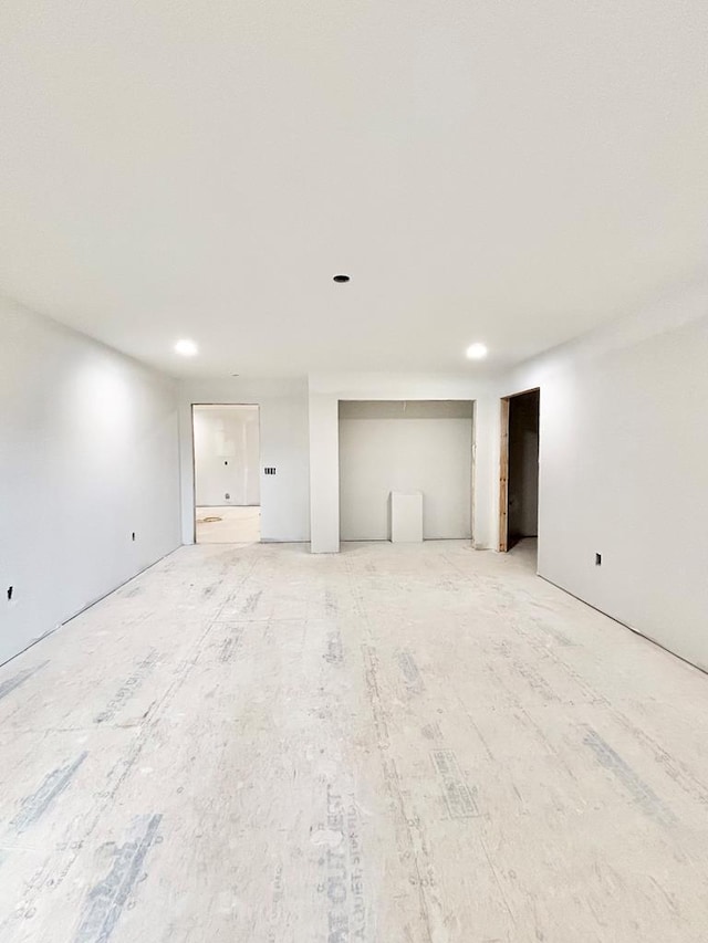 677 Summit Dr, Jonesborough, TN 37659 - basement featuring recessed lighting