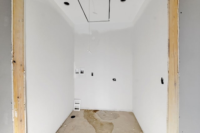 677 Summit Dr, Jonesborough, TN 37659 - laundry room with attic access