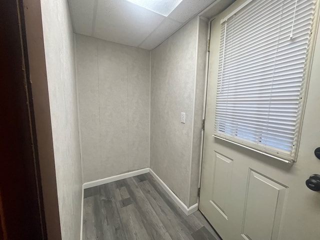 3747 Mountain Rd, Cedar Bluff, VA 24609 - doorway with wood finished floors and baseboards