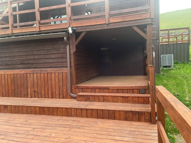 3747 Mountain Rd, Cedar Bluff, VA 24609 - view of deck