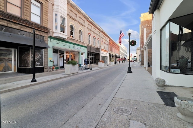 24 6th St, Bristol, TN 37620 - view of road featuring sidewalks, curbs, and street lights