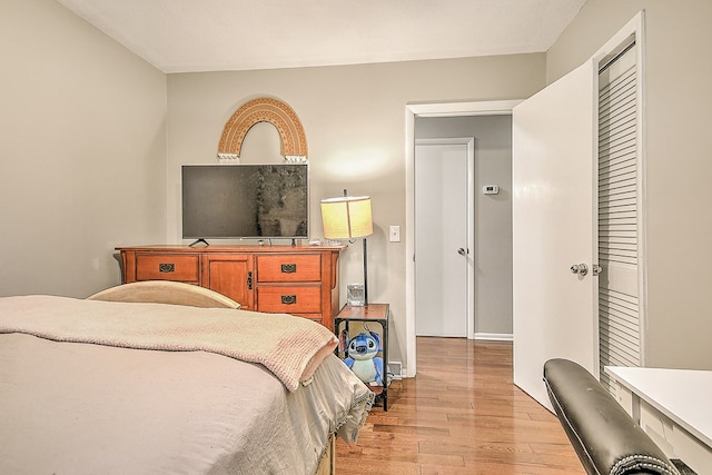 420 Brookwood Dr, Bristol, TN 37620 - bedroom with light wood finished floors and a closet