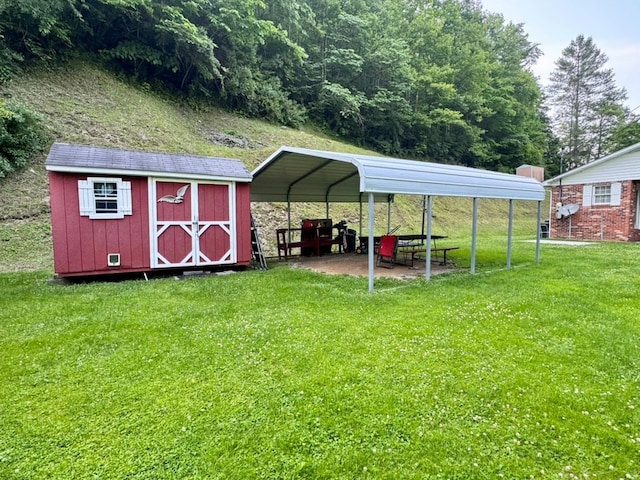 2989 Greenbrier Rd, Haysi, VA 24256 - view of shed featuring a detached carport
