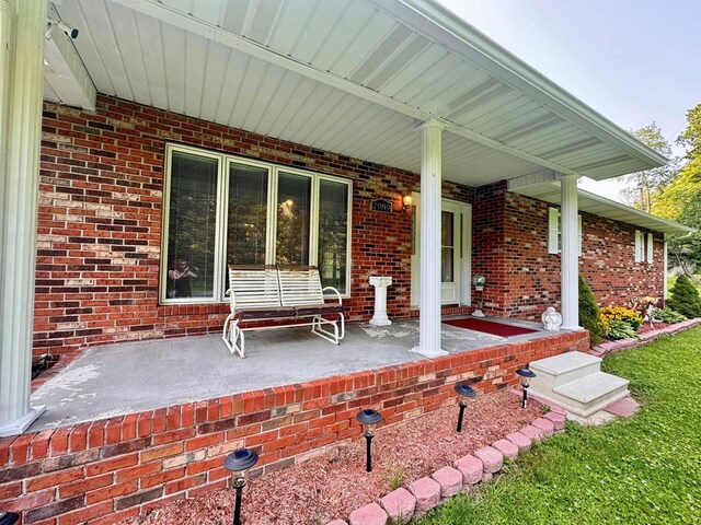 2989 Greenbrier Rd, Haysi, VA 24256 - view of porch
