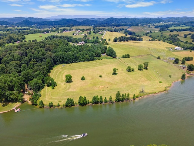 21468 Mandalay Ln, Abingdon, VA 24211 - drone / aerial view of a water and mountain view