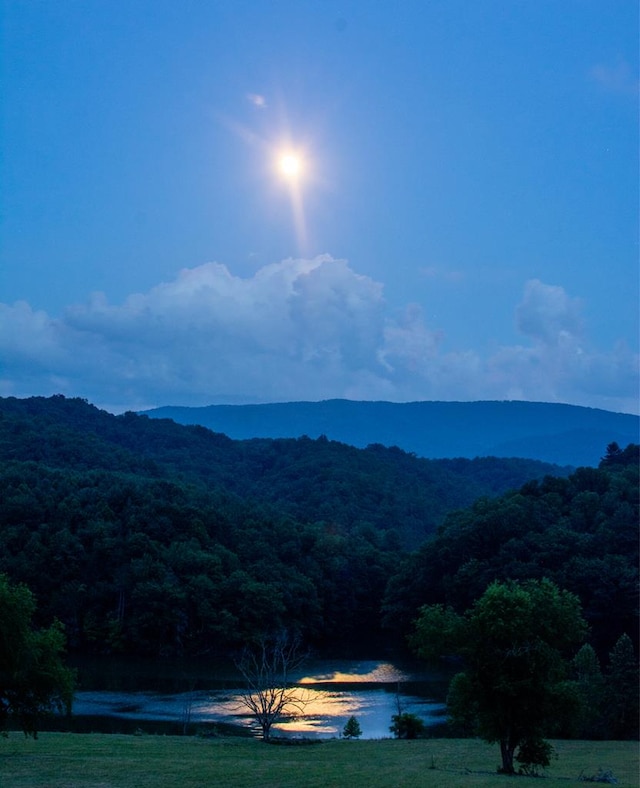 21468 Mandalay Ln, Abingdon, VA 24211 - mountain view featuring a forest and a large body of water