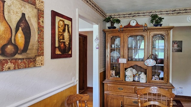 1359 Scratch Gravel Rd, Marion, VA 24354 - hallway featuring wood finished floors