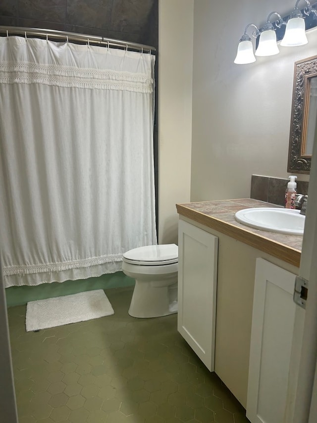 18335 Westwood Dr, Abingdon, VA 24211 - full bathroom with vanity and tile patterned floors