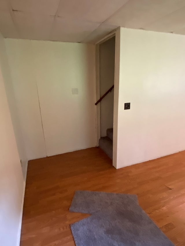250 Staley St, Marion, VA 24354 - spare room featuring light wood-style flooring and stairs