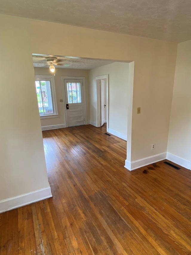 250 Staley St, Marion, VA 24354 - spare room with hardwood / wood-style floors and ceiling fan