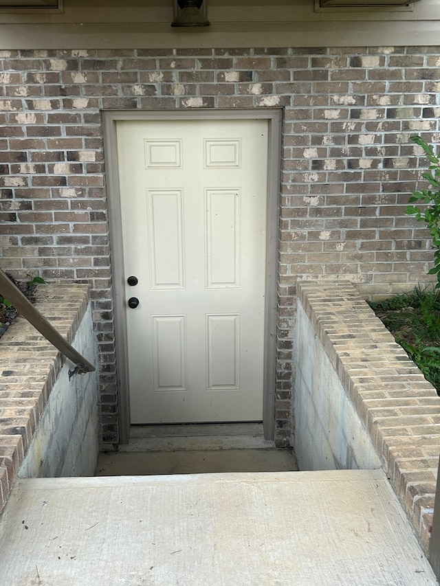 3950 Boyd Rd, Draper, VA 24324 - property entrance featuring brick siding