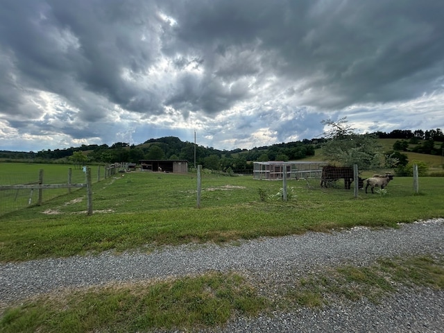 3950 Boyd Rd, Draper, VA 24324 - view of yard featuring a view of countryside
