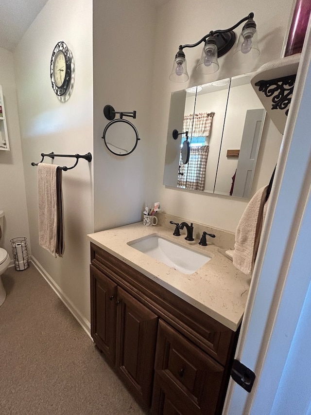 3950 Boyd Rd, Draper, VA 24324 - bathroom with toilet and vanity