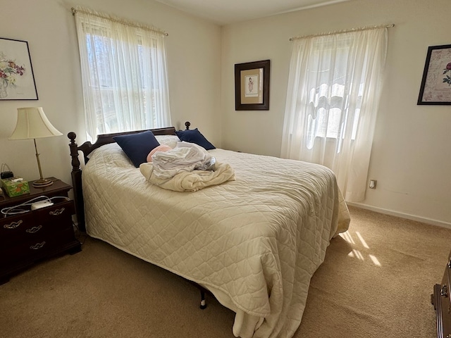 bedroom featuring carpet floors