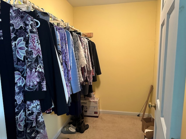 4860 Greasy Creek Rd, Bandy, VA 24602 - walk in closet featuring carpet flooring