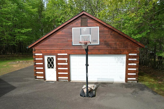 805 Double Bridges Dr, Fancy Gap, VA 24328 - garage featuring a detached garage
