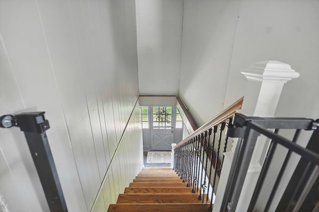 16050 Industrial Park Rd, Bristol, VA 24202 - stairway with wood finished floors