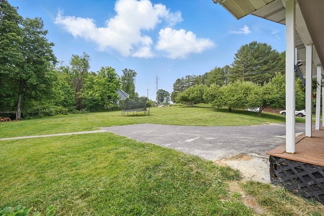 16050 Industrial Park Rd, Bristol, VA 24202 - view of grassy yard with a trampoline