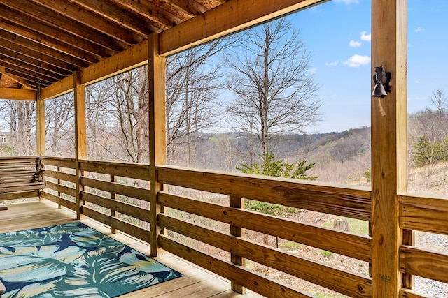 799 Crystal Springs Dr, Fancy Gap, VA 24328 - view of deck