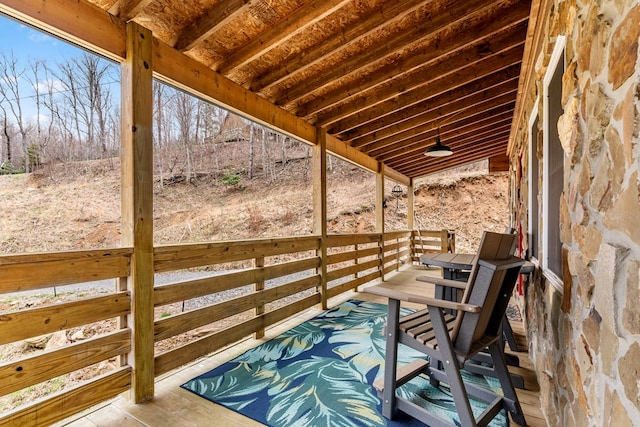 799 Crystal Springs Dr, Fancy Gap, VA 24328 - view of deck