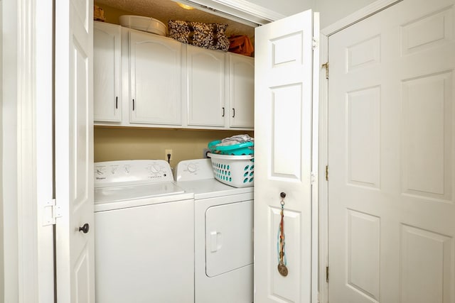 17031 Sedona Dr, Abingdon, VA 24211 - laundry room featuring cabinet space and washing machine and dryer