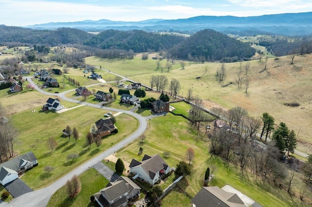 20324 Josh Allen Dr, Abingdon, VA 24211 - aerial view of property's location featuring mountains