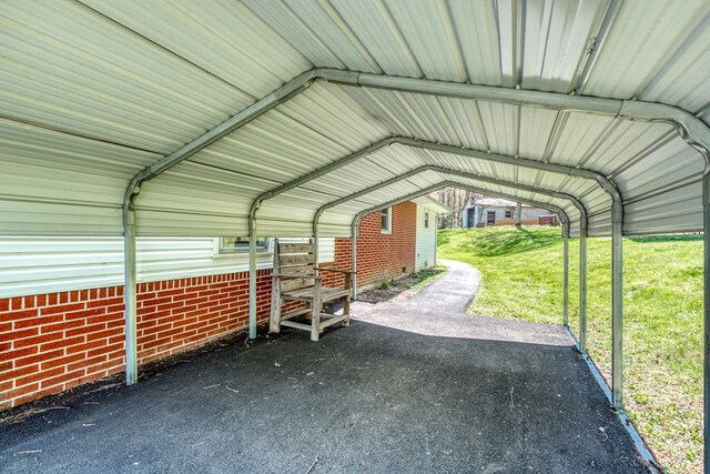 324 Mill Creek Rd, Chilhowie, VA 24319 - view of parking / parking lot with a carport