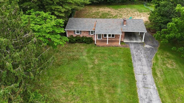 583 Fowler St, Marion, VA 24354 - aerial view of property and surrounding area
