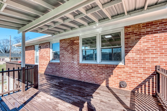 824 Skyview Dr, Chilhowie, VA 24319 - view of wooden deck