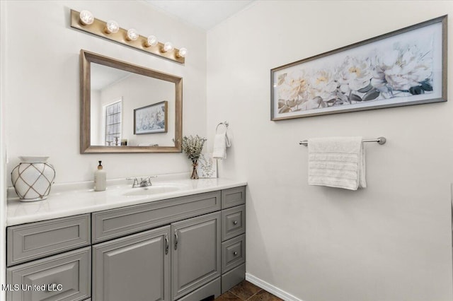 10601 W River Vue, Biloxi, MS 39532 - bathroom with vanity and baseboards