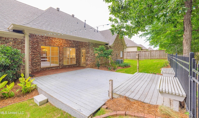 130 Covey Run, Madison, MS 39110 - deck with a fenced backyard