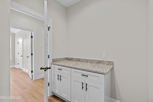 bathroom featuring wood-type flooring