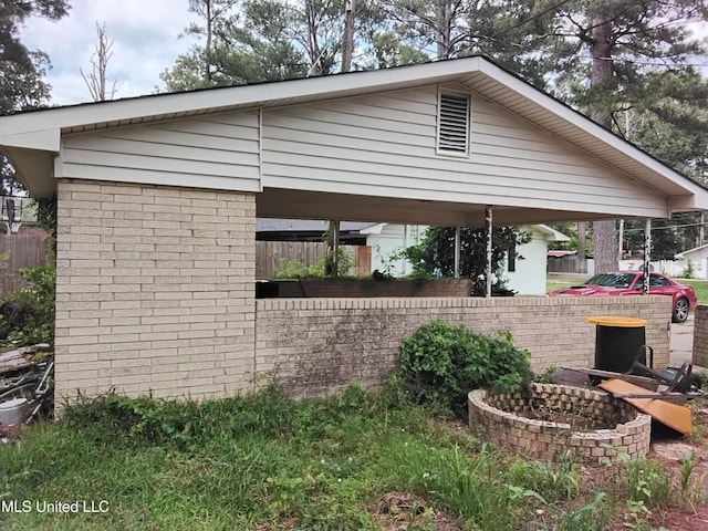 807 Line Dr, Forest, MS 39074 - view of patio / terrace