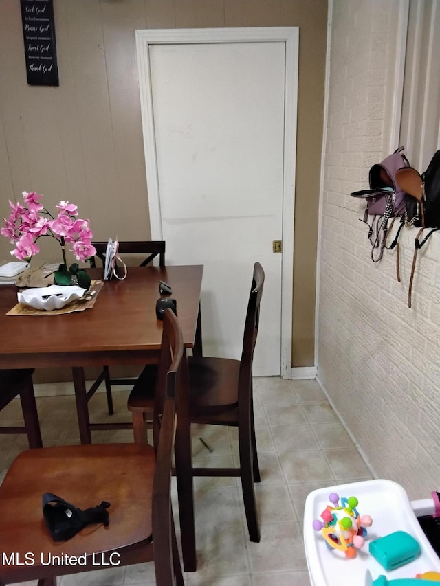 807 Line Dr, Forest, MS 39074 - dining area featuring light tile patterned floors