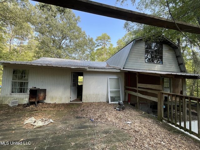 view of back of property